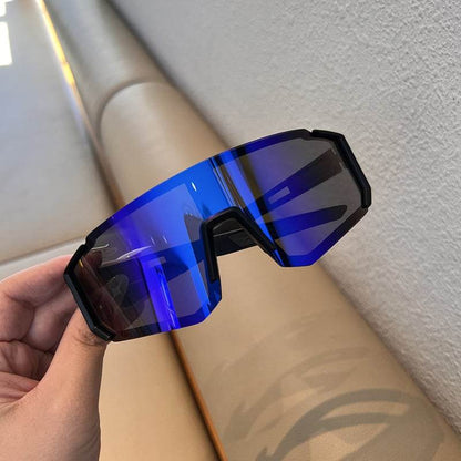 Large Face Sunglasses Cycling Sunglasses Outdoor Sports Eyewear - Price Value Store