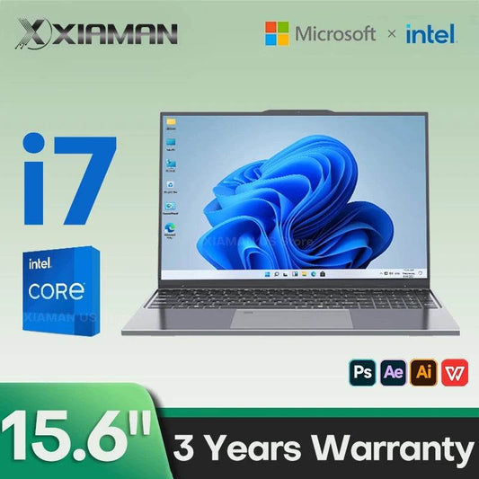 15.6 inch Intel Core i7 6500U Windows 11 Pro Laptop Computer 16GB DDR4 512GB 1TB SSD Portable Notebook PC Gamer Gaming Laptops - Price Value Store
