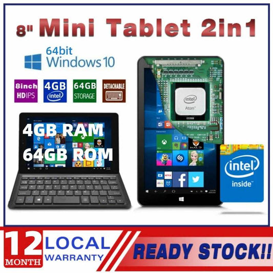Hot Sale 4GB/8GB RAM 64GB/128GB ROM 8 INCH 64bit Windows 10 Tablets PC X5-Z8350 1.44GHz Quad-Core Mini Tablet Dual Camera - Price Value Store