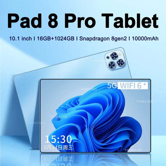 Original Pad 8 Pro Tablet 10.1 inch Android 13 Snapdragon 8gen2 Global 16GB+1024GB 10000mah 5G Dual SIM WIFI HD Full Screen - Price Value Store