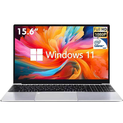 15.6 inch Laptop Computer Intel Celeron N5095 Notebook PC Gamer 16GB DDR4 1TB SSD Office Study PC Windows 11 Pro 1080P Laptops - Price Value Store