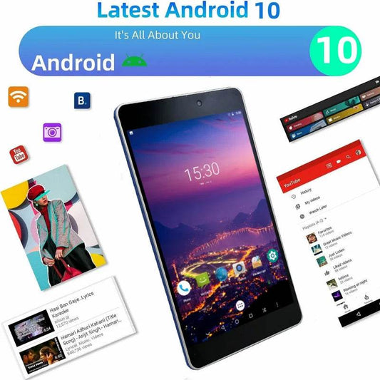 1920x1200 Pixels 8” Android 10 Tablet 3GB RAM 32GB ROM 10-Core MTK6797 4G Phone Call Dual SIM Card WIFI Support GPS Bluetooth - Price Value Store