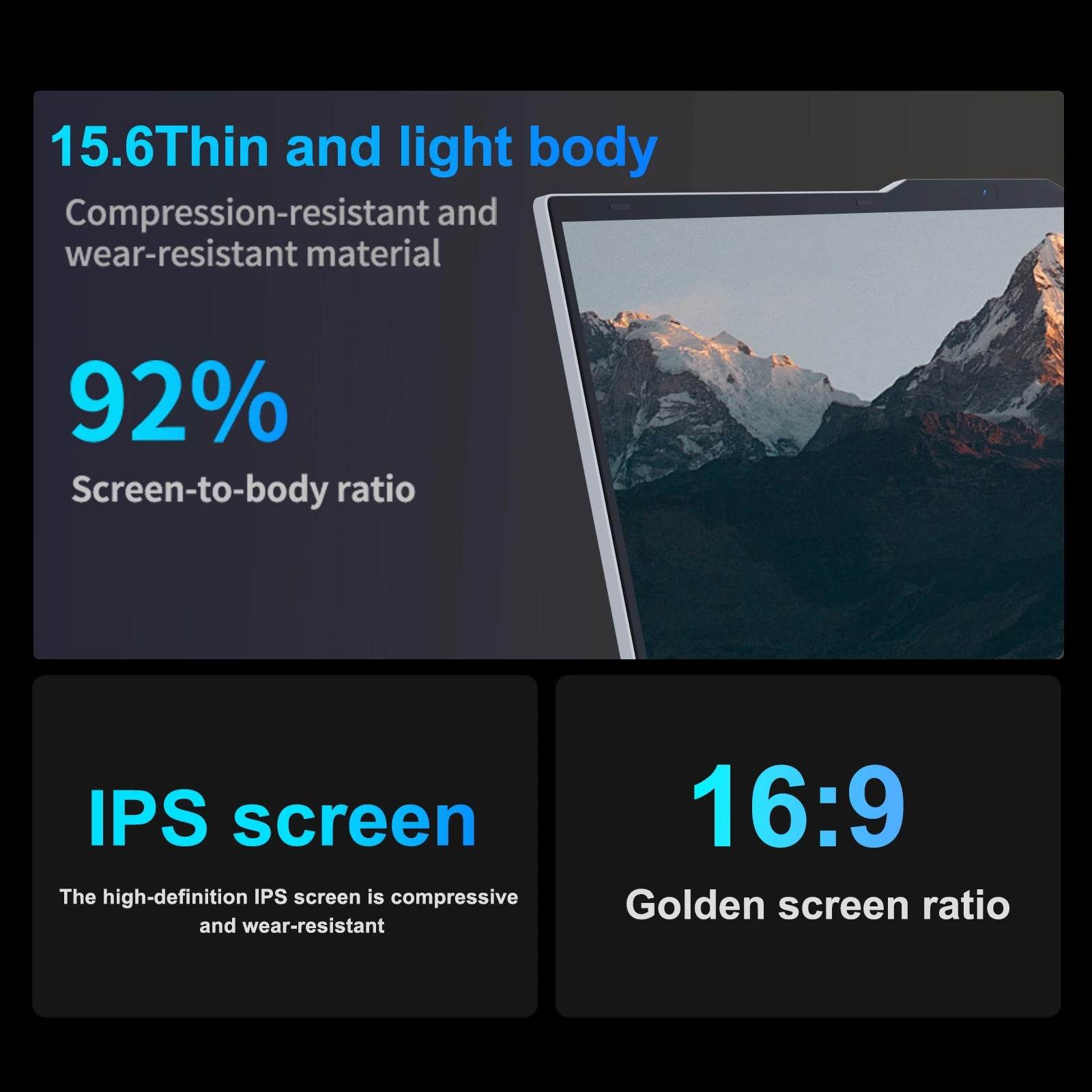 15.6 inch Intel Core i7 6500U Windows 11 Pro Laptop Computer 16GB DDR4 512GB 1TB SSD Portable Notebook PC Gamer Gaming Laptops - Price Value Store