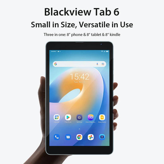Blackview Tab 6 Tablet 8 inch 3GB 32GB Android 11 5580mAh Tablet PC 4G WIFI LTE Phone Call Tablets Kindle Ebook - Price Value Store