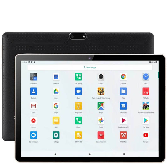 New 10.1 Inch Tablets Octa Core 4GB RAM 64GB ROM 3G Phone Call Google Play Android Tablet Pc WiFi Bluetooth Type-C Android 11 - Price Value Store