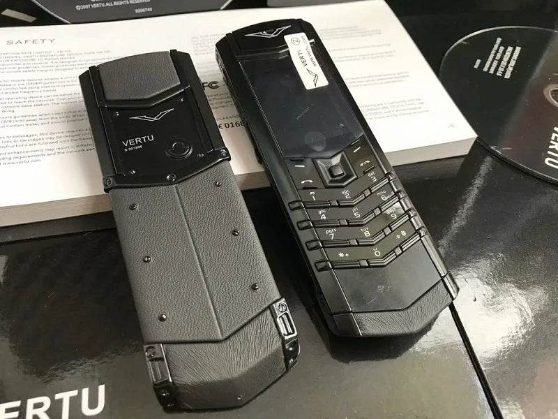 Elegant Metal Signature Handmade Mobile Phone Dual SIM Bluetooth Dialer Ebook Luxury Feature Classic Senior Phone for Elderly - Price Value Store