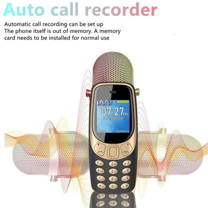 SERVO Q3308 PRO 3 SIM Card 3 Standby Mini Mobile Phone Bluetooth Dial Speed Dial Magic Voice FM Radio Call Recording Cellphone - Price Value Store