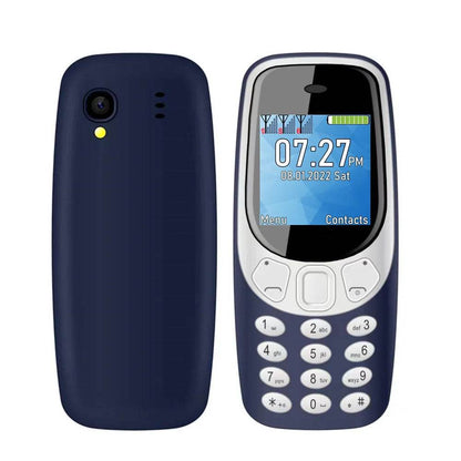SERVO Q3308 PRO 3 SIM Card 3 Standby Mini Mobile Phone Bluetooth Dial Speed Dial Magic Voice FM Radio Call Recording Cellphone - Price Value Store