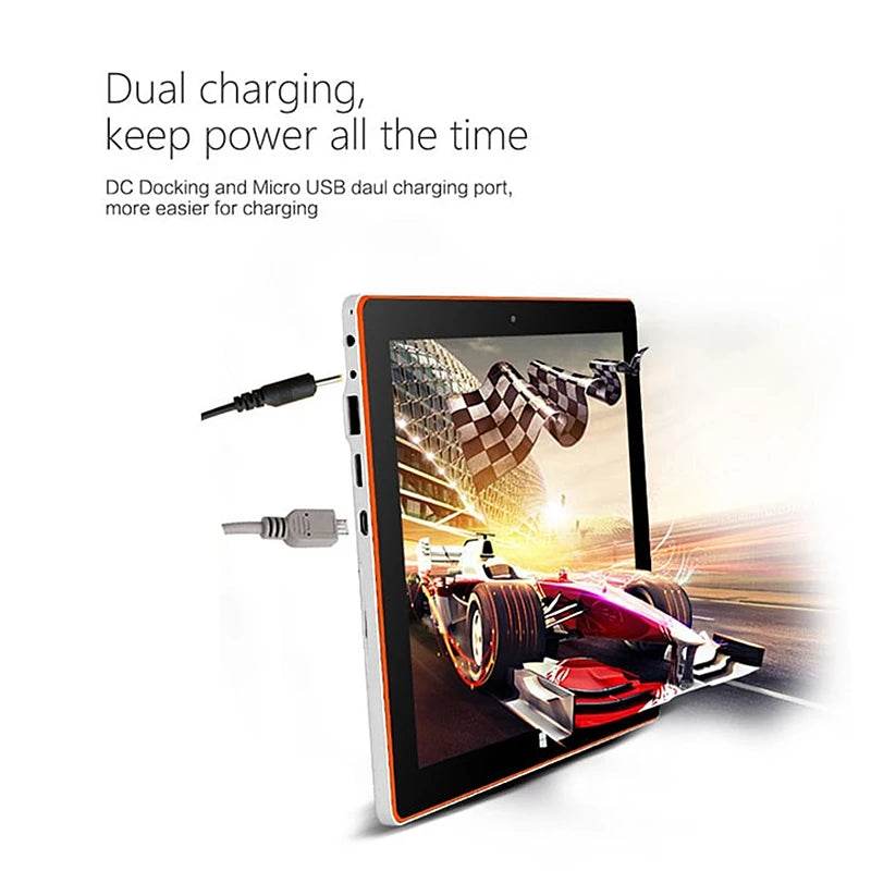 High-Quality 32Bits 10.6 Inch Windows 10 Tablets Z8300 Quad Core CPU 2GB RAM 32GB ROM 1366 x 768 IPS Dual Cameras USB 3.0 6600mA - Price Value Store