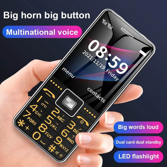 GSM 2G BAR Phone G600 Dual SIM Card 6800mAh Battery SOS Big Key 2.4Inch Screen Mobile Cellphone For Old Man Woman MP3 Recoder - Price Value Store