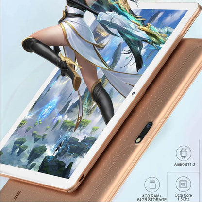 New Global Version 10 Inch Tablet Pc 4GB RAM 64GB ROM Octa Core Dual 3G Phone Call WiFi Bluetooth Google Play Android Tablets - Price Value Store