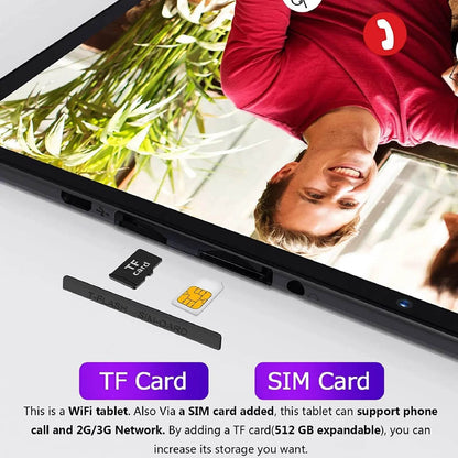 PRITOM 10 Inch Tablet PC with SIM Slot Android 13 64 GB Quad Core Touch Screen WiFi GPS Support 3G Phone Call - Price Value Store