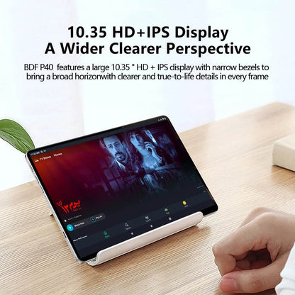 Global Firmware Original BDF P40 Delicate Ai CPU 8GB+256GB Octa Core Android 12 ,10.35 Inch HD LCD Screen Wifi Tablet Pad Tablet - Price Value Store