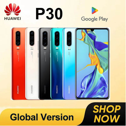 Huawei P30 Global Unlock Smartphone Android,6.1 inch,40MP,8+256GB ROM,4G Mobile phones,Google Play Store,Dual SIM,Cellphones - Price Value Store