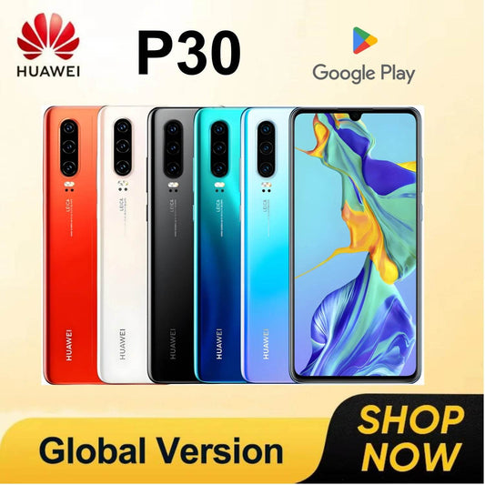 Huawei P30 Global Unlock Smartphone Android,6.1 inch,40MP,8+256GB ROM,4G Mobile phones,Google Play Store,Dual SIM,Cellphones - Price Value Store