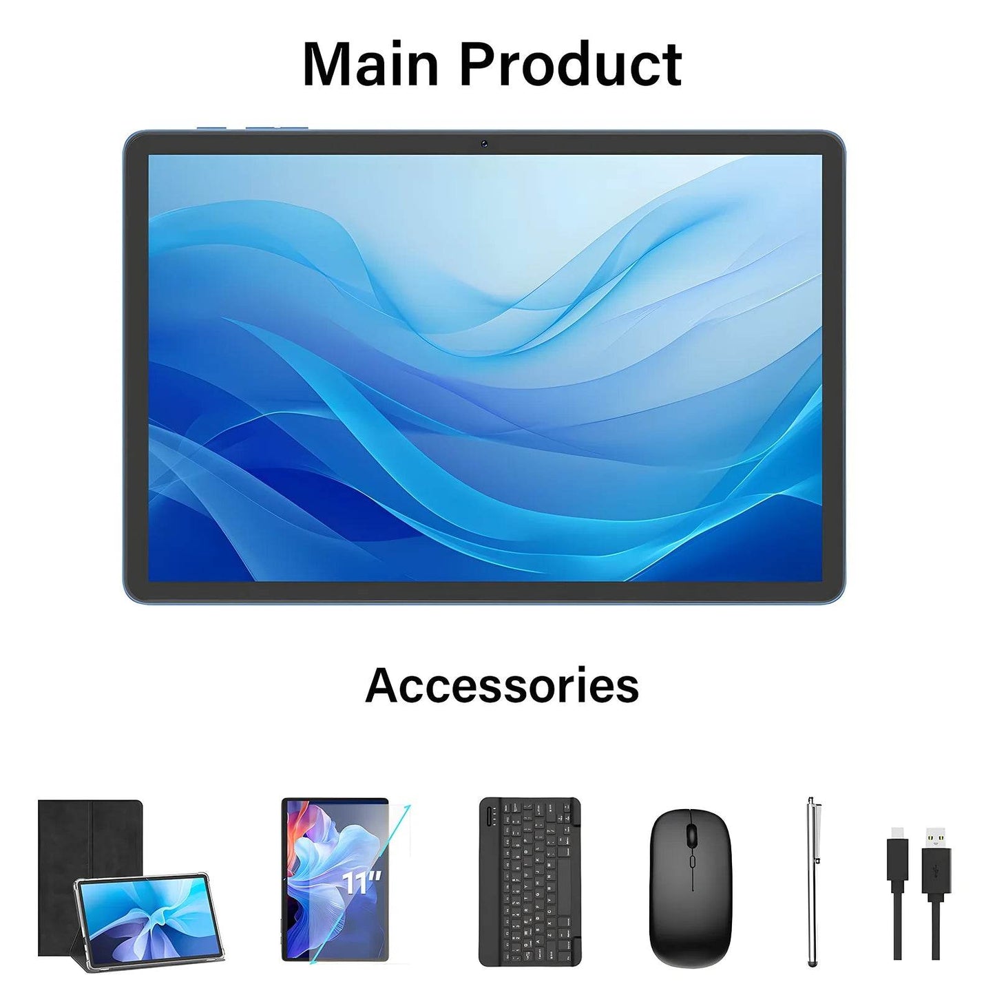 Relndoo Android 15 Tablet 11 Inch, 24GB(4+20 Expanded) RAM+128GB ROM,1280x800 Screen, 5G WiFi, 8000mAh Battery, 5MP+13MP - Price Value Store