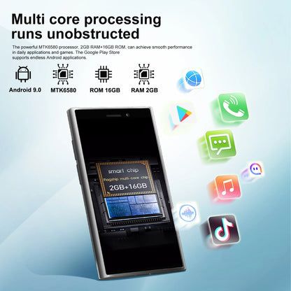 SERVO Android Mini Smartphone 3G Network Dual SIM Card Play Store Face Unlock WiFi GPS 5MP Camera 3.0" Small Cell Phone Portable