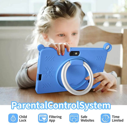 BDF K2 New 5G Kids Tablet 7 Inch Quad Core 4GB RAM 64GB ROM Android 9.0 Google Learning Education Games Tablets WiFi Bluetooth - Price Value Store