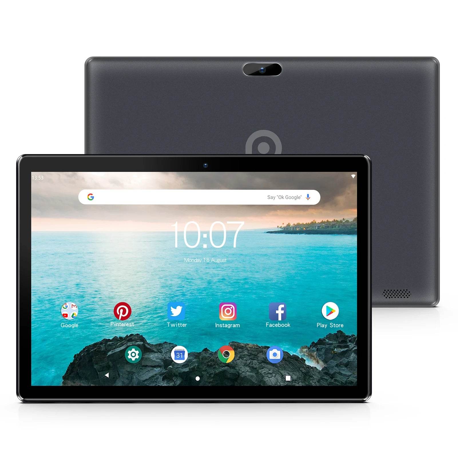 PRITOM 10 Inch Tablet PC with SIM Slot Android 13 64 GB Quad Core Touch Screen WiFi GPS Support 3G Phone Call - Price Value Store