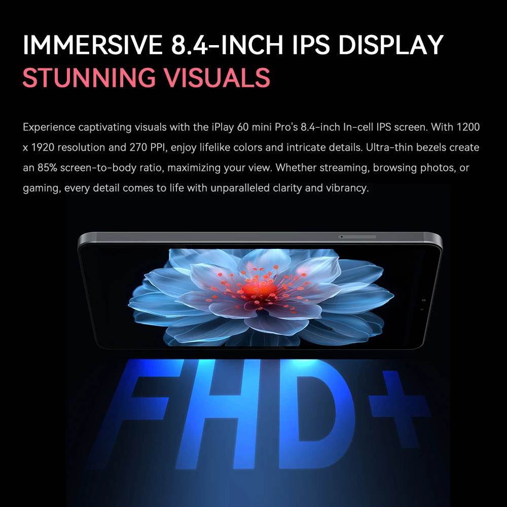Alldocube iplay 60 mini pro 8.4inch Tablet Helio G99 Android14 8GB RAM 128 ROM Dual SIM 4G LTE pad 6050mAh Battery - Price Value Store