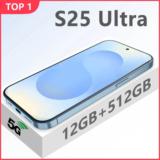 Global Version S25 Ultra Smartphone Android,6.8 inch,12GB RAM,512GB ROM,Dual SIM,Mobile phone,Google Play Store,24+48MP,6800mAh - Price Value Store