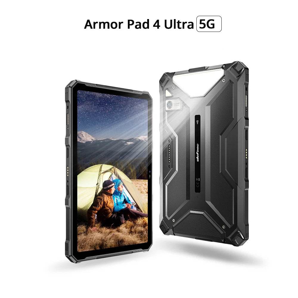 5G Rugged Tablet Ulefone Armor Pad 4 Ultra IP68/IP69K LED Light 11800mAh Battery,fast charging 16GB+256GB 50MP - Price Value Store