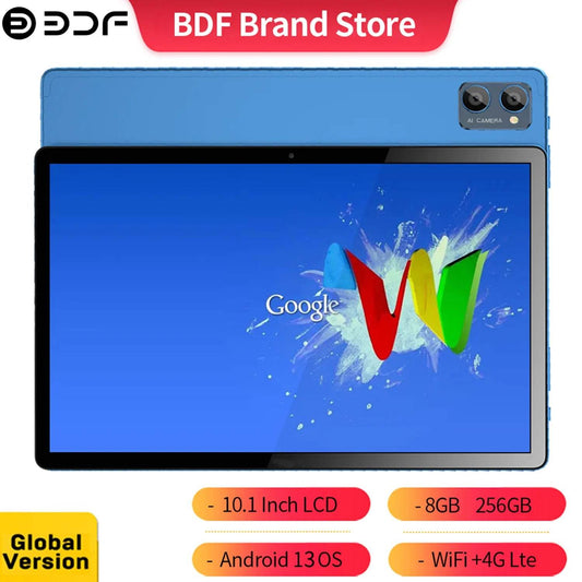 New 4G Pad Y7-BDF 10.1 Inch Android Tablets Octa Core 8GB RAM 256GB ROM 4G LTE 5G WiFi Tablet Pc Double SIM Card HD Display - Price Value Store