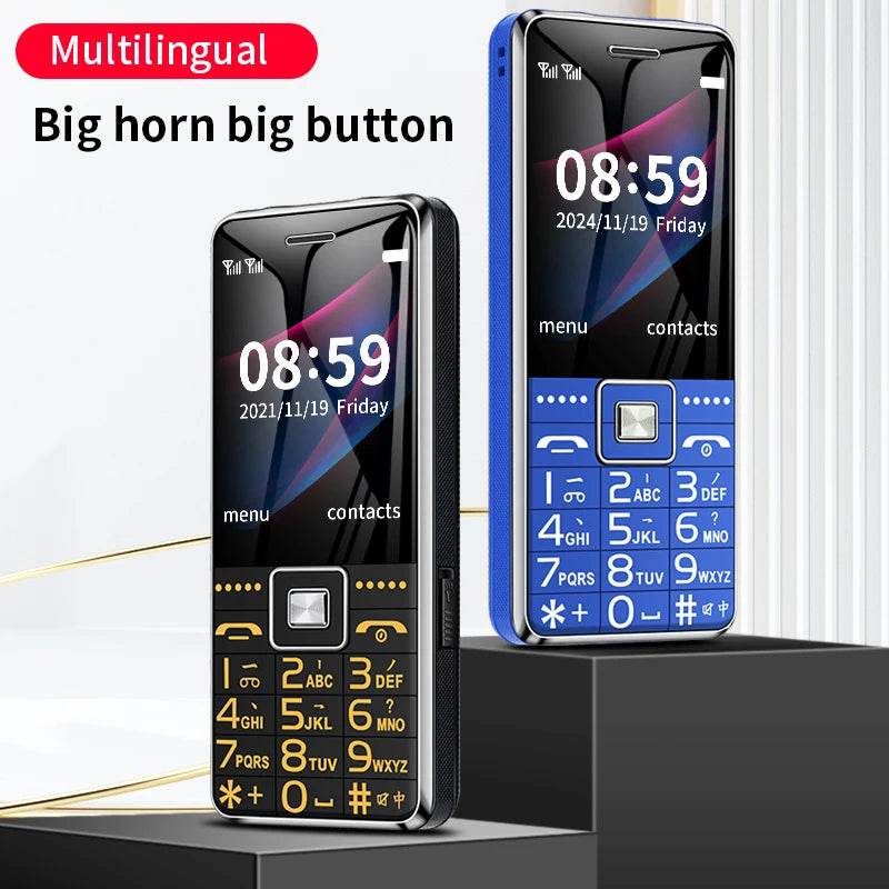 GSM 2G BAR Phone G600 Dual SIM Card 6800mAh Battery SOS Big Key 2.4Inch Screen Mobile Cellphone For Old Man Woman MP3 Recoder - Price Value Store