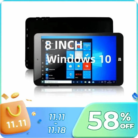 Free Drop Shipping 8'' Mini Tablets PC 1280x800IPS Quad Core 4GB RAM 64GB ROM Windows 10 Z8300 CPU Dual Cameras Wifi Netbook - Price Value Store