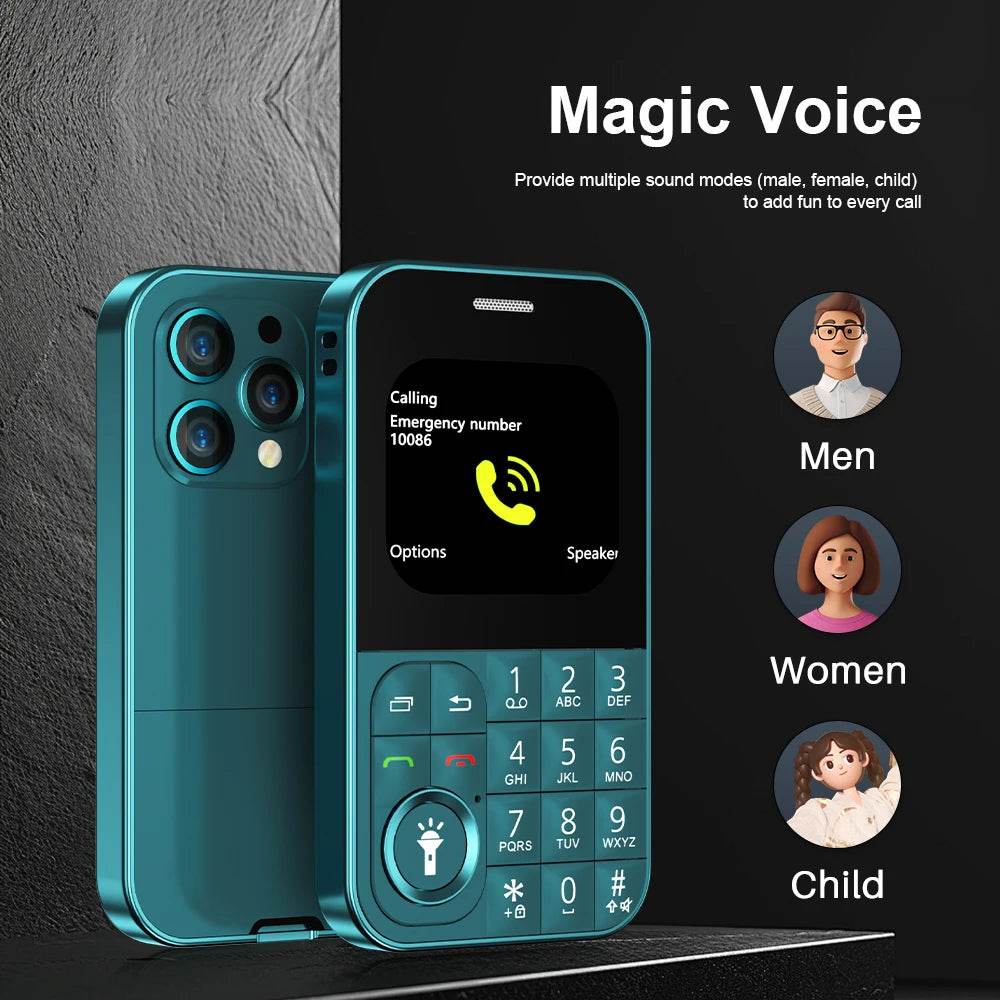 2024 SERVO V9 Model Small Mobile Phone 2G GSM 2 SIM Cards Magic Voice MP3/MP4 FM Radio 2.01inch Display Cheap Telephone Original - Price Value Store