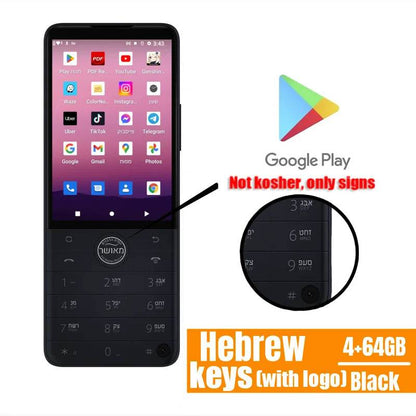 New Qin F22 Pro Smart Touch ScreenPhone Wifi 5G+3.5 Inch 4GB 64GB Add Google Store Android QinGlobal Version Mobile Phone - Price Value Store