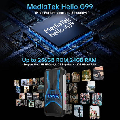 8849 Tank Mini Rugged Smartphone 16/24GB 256GB 5800mAh100Mp Camera Android 13 Cellphone 4.3 inch Waterproof Mobile Phone - Price Value Store