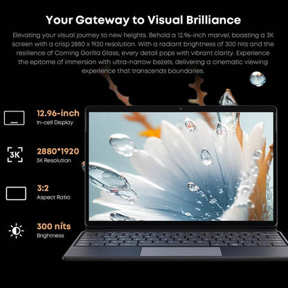 CHUWI 2 In 1 Hi10 Max Tablet PC 12.96inch 2880*1920 Screen N150/N100 Laptop 12GB RAM 512GB ROM Windows 11 Tablets 2.4G/5G WiFi - Price Value Store