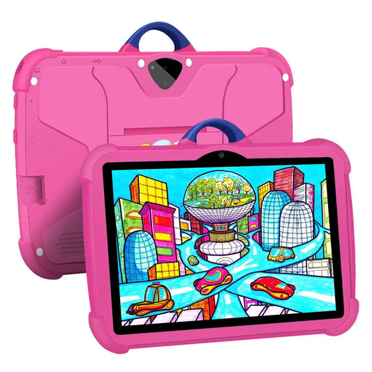 New Cartoon Pattern Kids Tablet 7.0 Inch Quad Core 4GB RAM 64GB ROM Android Learning Education Games Tablets Children's Gifts - Price Value Store