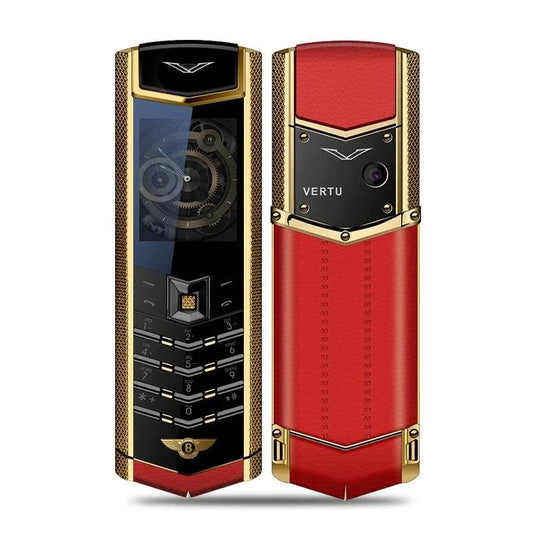 V9 Metal Body Luxury Bar Phone K9 Dual Sim Bluetooth Dialer Senior Mobile Cellphone Invisible Keyboard Support Russian Keyboard - Price Value Store