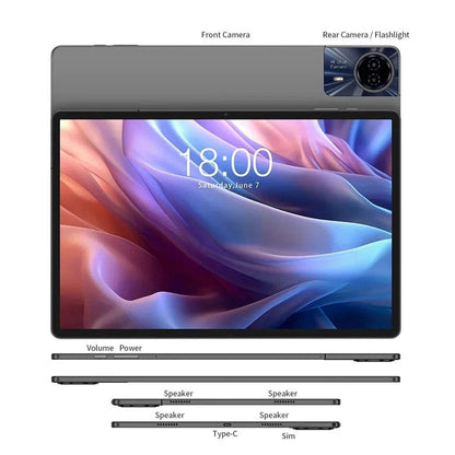 NEW Tablet Teclast T65MAX MTK G99 Octa-Core 13inch 1920x1200IPS 8GB RAM 256GB ROM Android 14 10000mAh 13MP+8MP WIFI 2.4G+5G BT5 - Price Value Store