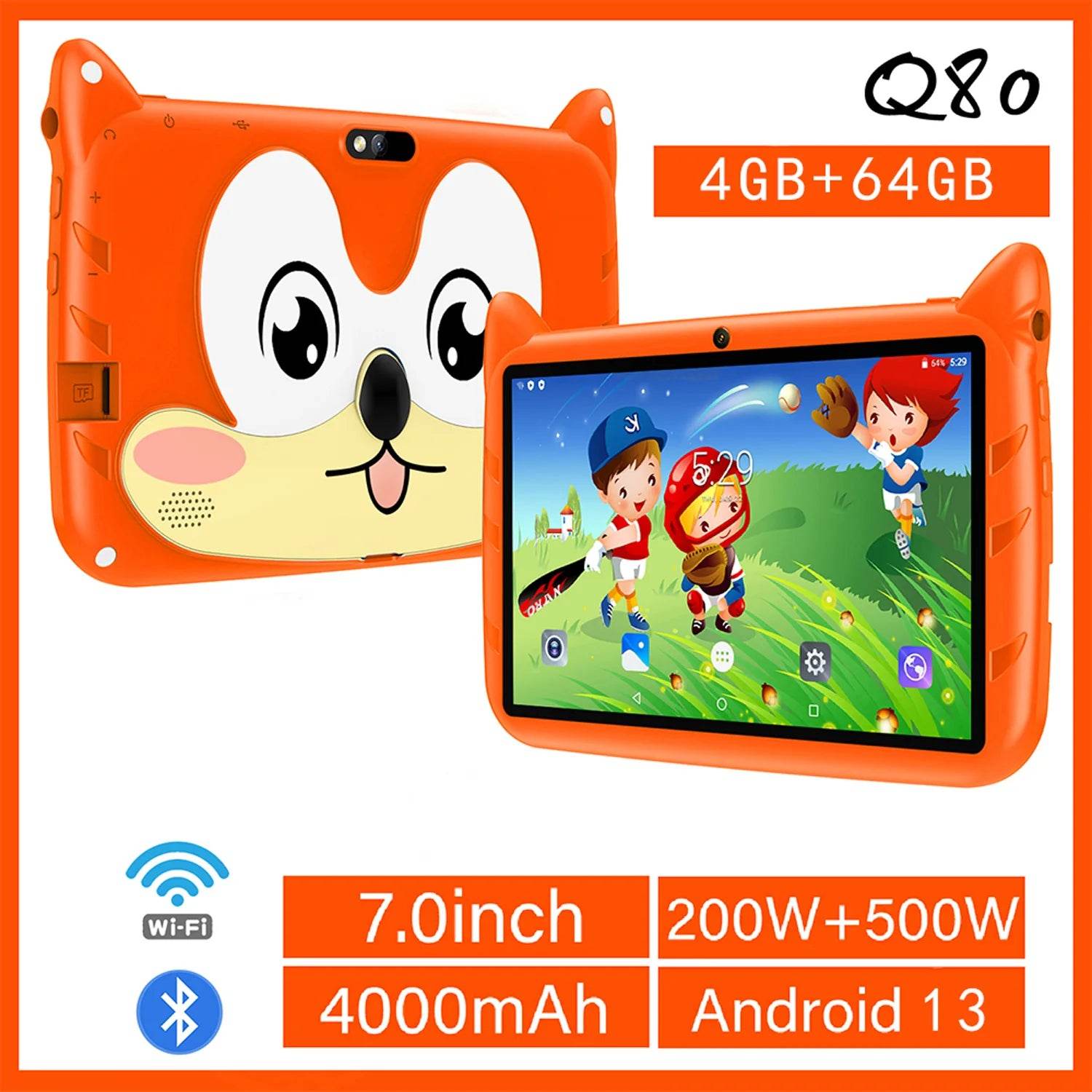 New Google 5G WiFi Kids Tablets 7 Inch Quad Core 4GB RAM 64GB ROM Cheap for Children Gift Educational Learning 4000mAh Tablet Pc - Price Value Store