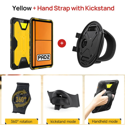 Ulefone Armor Pad 2 Rugged Tablet , 11" 2K , 18600 mAh ,IP68/IP69K Android 13 NFC GPS 4G Tablet Up to 16GB RAM 256GB ROM