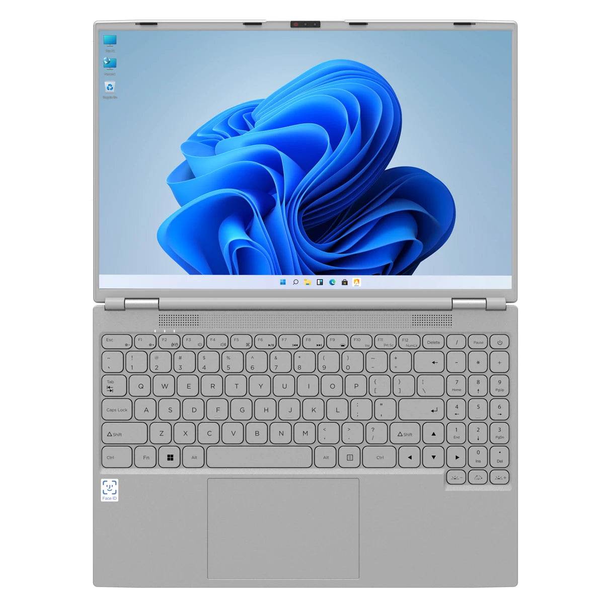 Face ID Laptop 16 Inch IPS Screen 16GB RAM 32GB Intel 11th N95 Netbook Windows 11 Pro Office Notebook RGB Keyboard Portable Pc - Price Value Store
