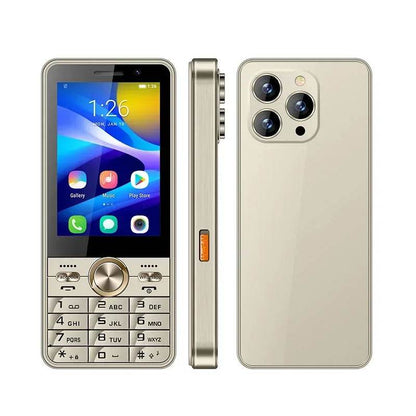 UNIWA HOPE XS17 4G Keypad Phones Touch Screen Smart Phone Android 8.1 Quad Core 3.5 Inch 2GB+16GB 2500mAh Cellphone Whatsapp - Price Value Store