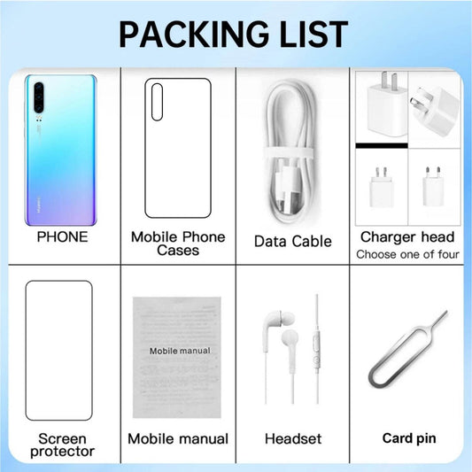 HUAWEI P30 Smartphone Android Global version 6.1 inch 40MP Camera 128GB ROM 4G Network Mobile phones Google Play Cell phone - Price Value Store