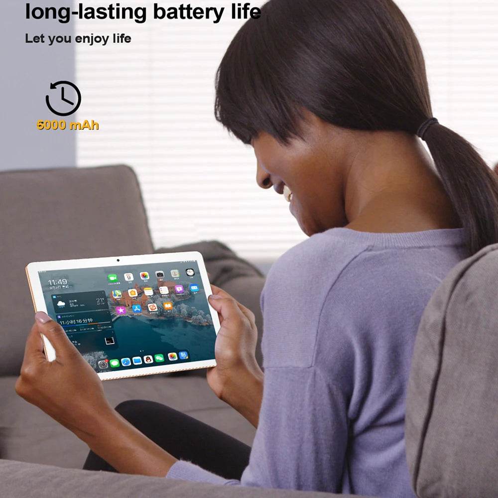 New Global Version 10 Inch Tablet Pc 4GB RAM 64GB ROM Octa Core Dual 3G Phone Call WiFi Bluetooth Google Play Android Tablets - Price Value Store