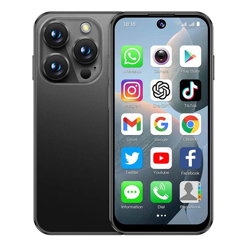 SOYES XS19 3.88in Mini Smartphone 2GB RAM 16GB ROM Android10.0 With Facial Recognition Dual SIM Standby 3G Network Small Phone - Price Value Store