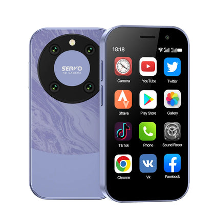 Global Version KING9000 4G Mini Smartphone 3.0 " Dual SIM 16GB+2GB Android 10.0 Google Play Small Mobile Phone Face Recognition