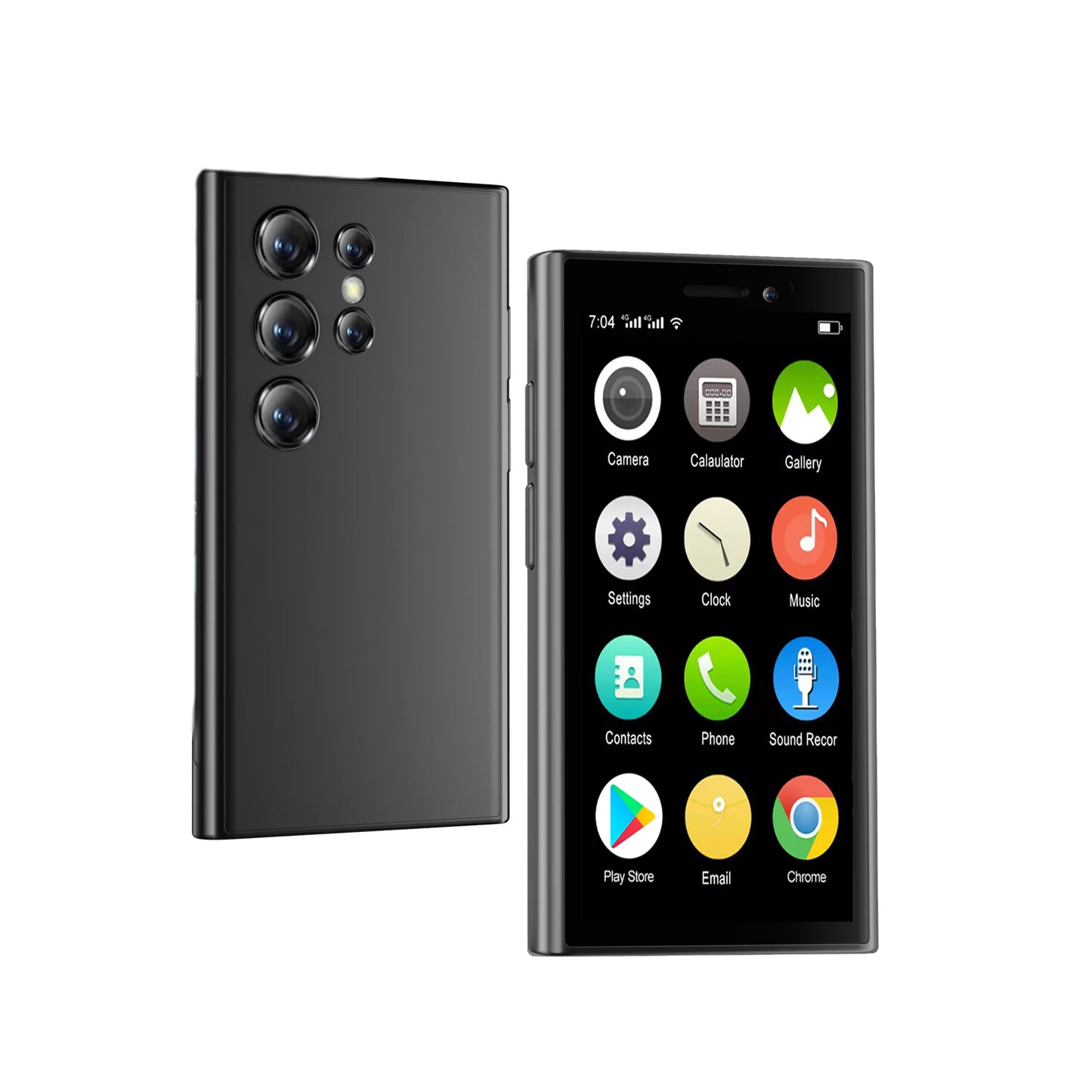 SERVO Android Mini Smartphone 3G Network Dual SIM Card Play Store Face Unlock WiFi GPS 5MP Camera 3.0" Small Cell Phone Portable