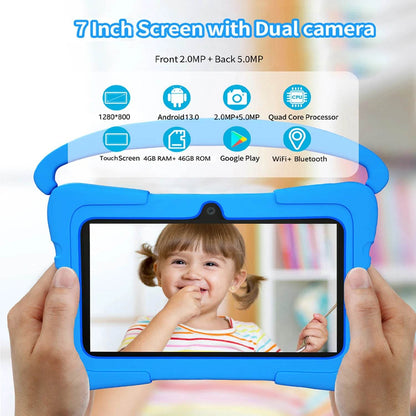 7 Inch Kids tablet for Children's best Gifts Quad Core 4GB+64GB ROM Android Tablets Cartoon Portable Kids-Proof protective case - Price Value Store