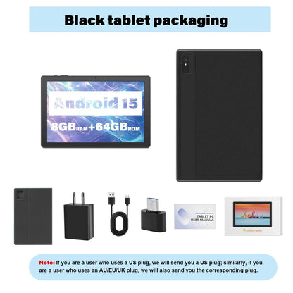 ANRY 2025 10.1 Inch 5G Wifi A523 Tablet Android 15 8GB(4+4Expand) RAM+64GB ROM IPS Display 5000Mah Dual Camera Octa-core Tablets - Price Value Store