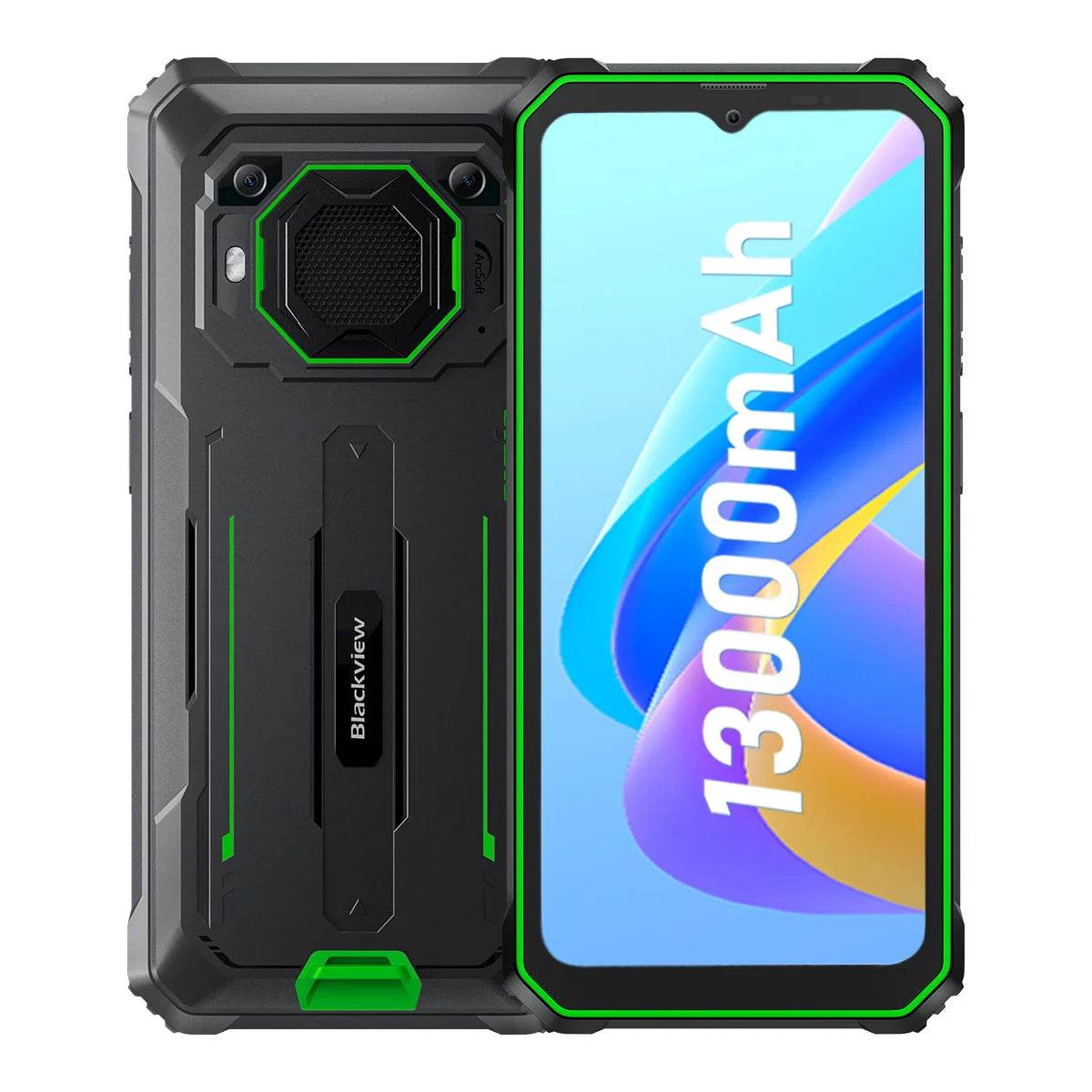 Blackview BV6200 Pro Rugged Phone Android 13 6.56'' Helio P35, 6GB+128GB Smartphone 13000mAh With 18W Fast Charge NFC Cell Phone - Price Value Store