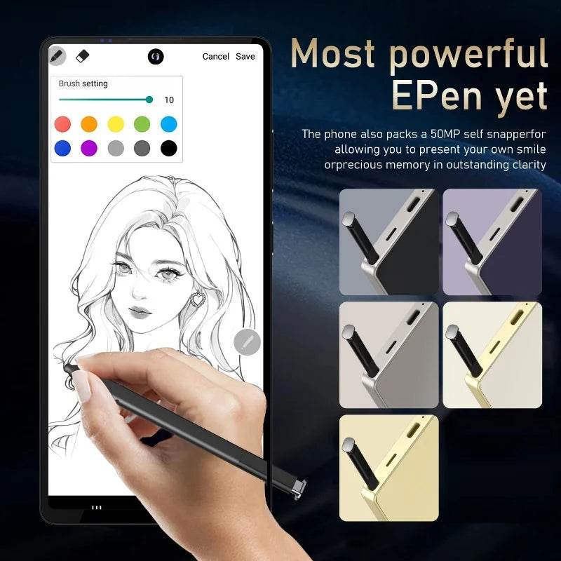 Global Vision S24 Ultra Smartphone 5G Android 5800mAH 8GB RAM 512G ROM 6.8Inch 1920x1080HD 24+48MP MTK10 4G Network Mobile Phone - Price Value Store