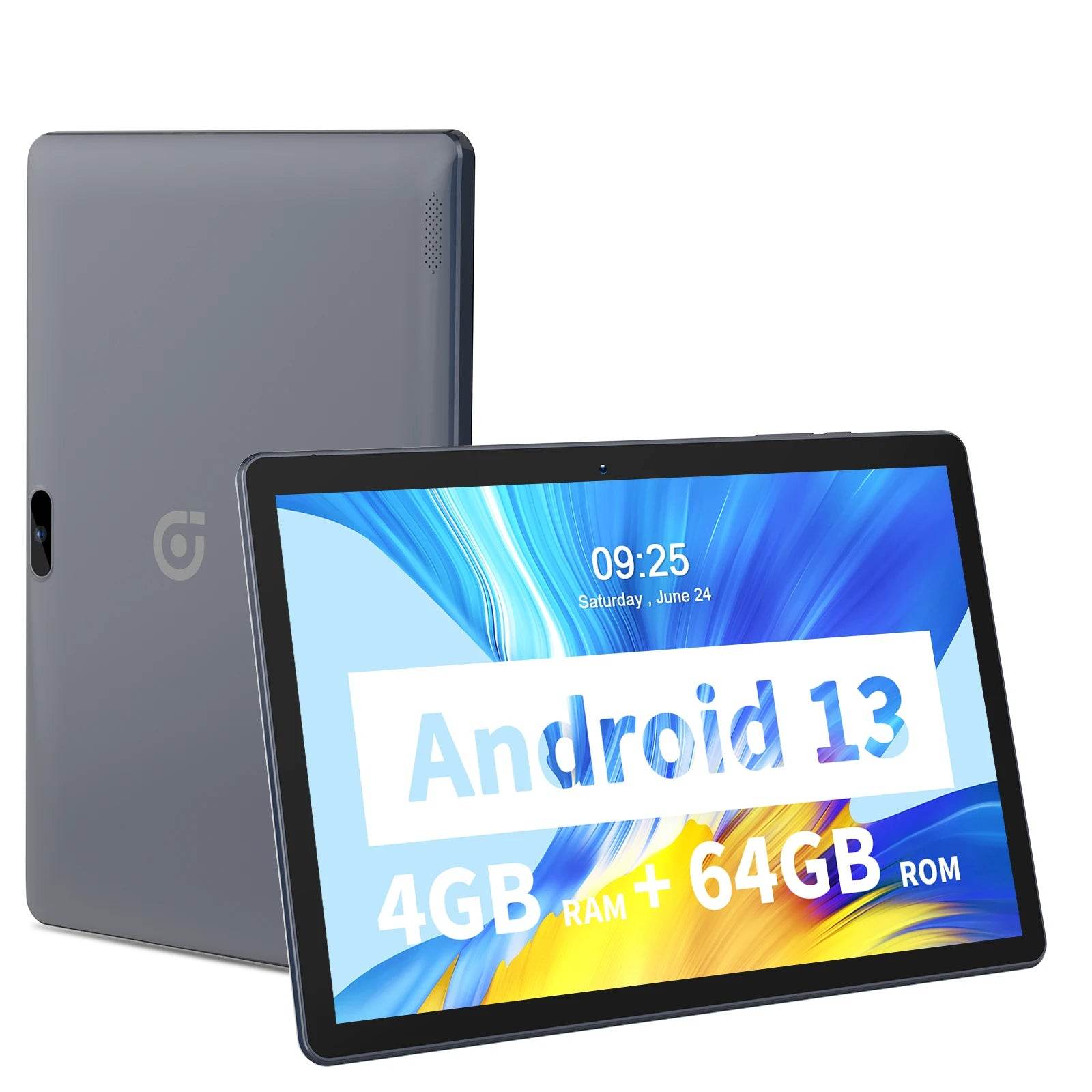 PRITOM 10 Inch Tablet PC with SIM Slot Android 13 64 GB Quad Core Touch Screen WiFi GPS Support 3G Phone Call - Price Value Store